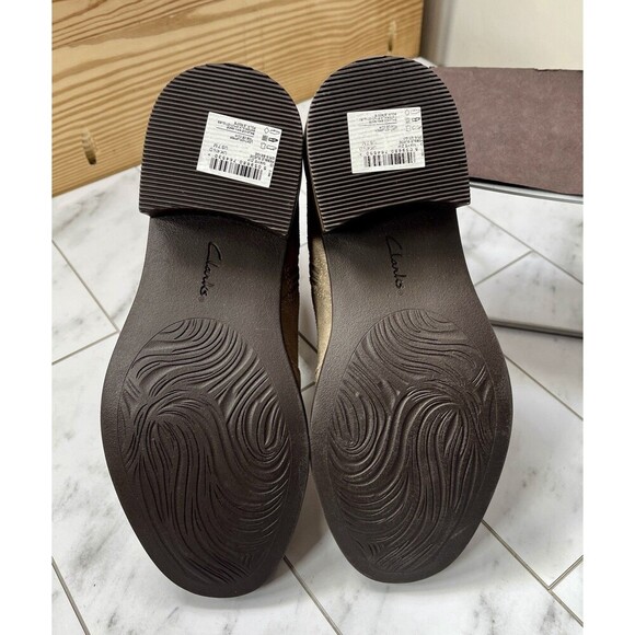 Clarks Pebble Maye Zip Suede Boot Womens Shoes Pebble Suede 7M Boho Western NWOT - Picture 6 of 9